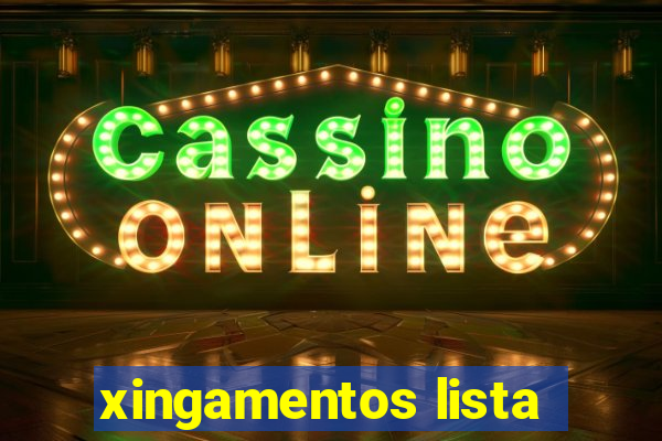 xingamentos lista