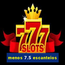 menos 7.5 escanteios