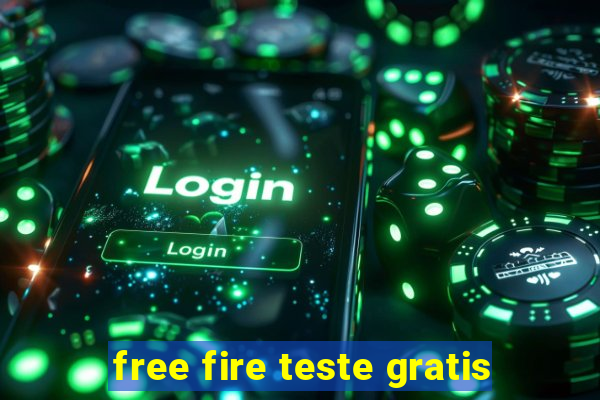 free fire teste gratis