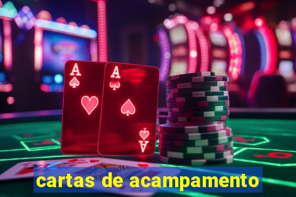 cartas de acampamento