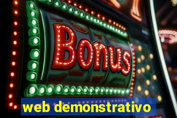 web demonstrativo