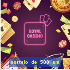 sorteio de 500 em cash toda segunda feira novibet