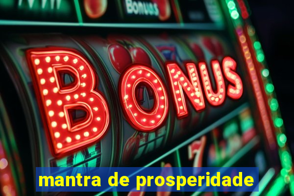 mantra de prosperidade