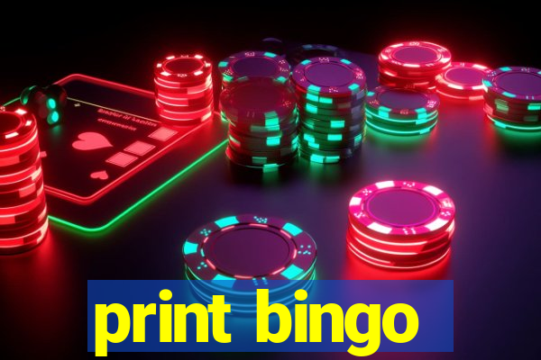 print bingo