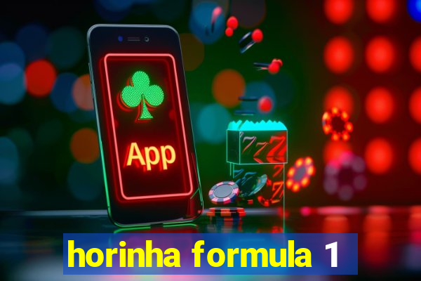 horinha formula 1