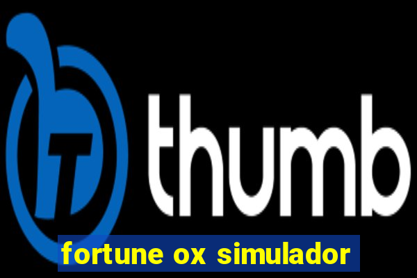 fortune ox simulador