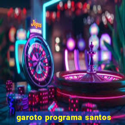 garoto programa santos