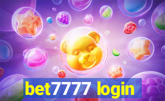 bet7777 login