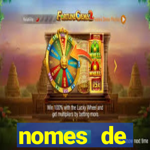 nomes de plataformas de jogos de cassino