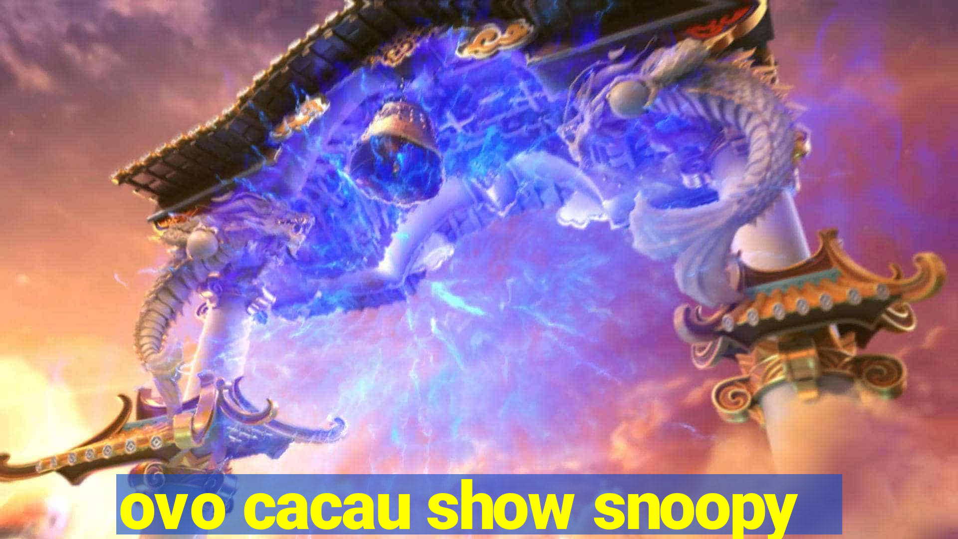 ovo cacau show snoopy