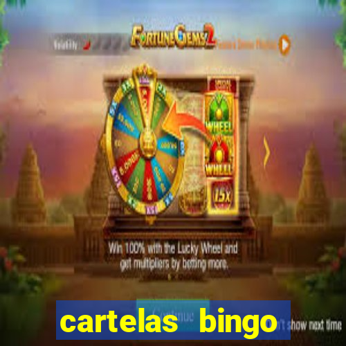 cartelas bingo bingo de palavras para imprimir