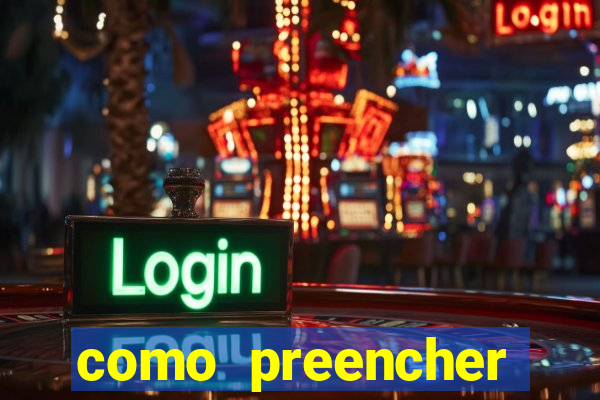 como preencher recibo de pagamento