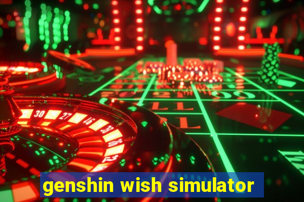 genshin wish simulator