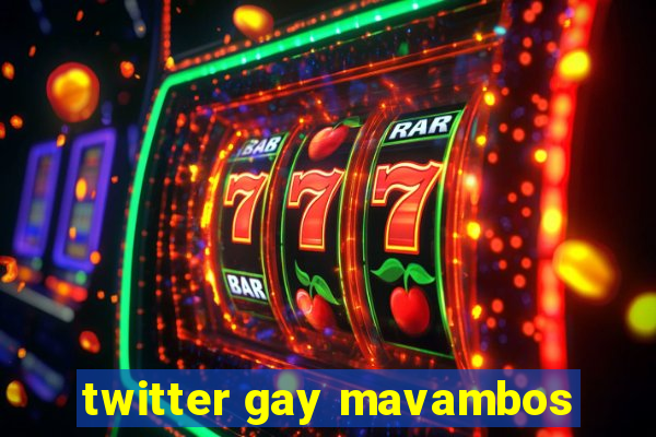 twitter gay mavambos