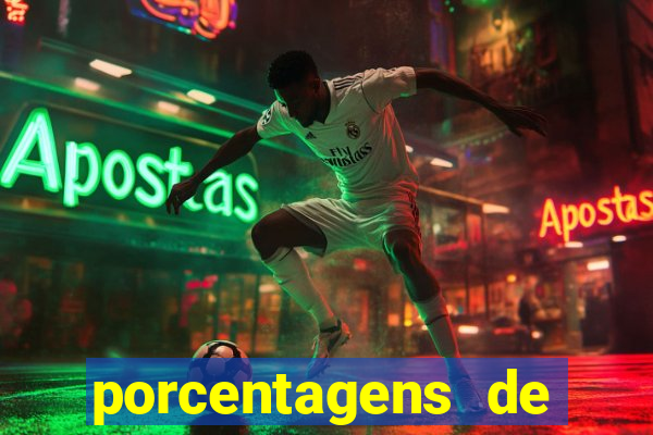 porcentagens de jogos pagantes