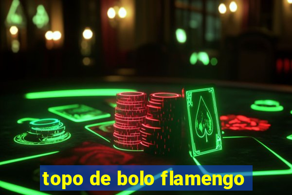 topo de bolo flamengo