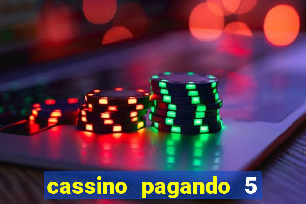 cassino pagando 5 reais no cadastro