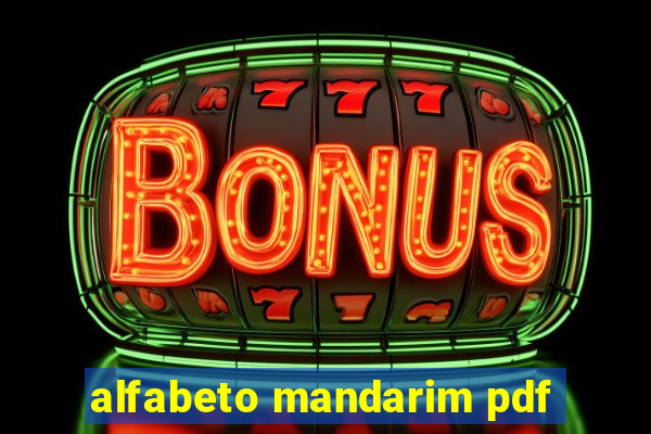 alfabeto mandarim pdf