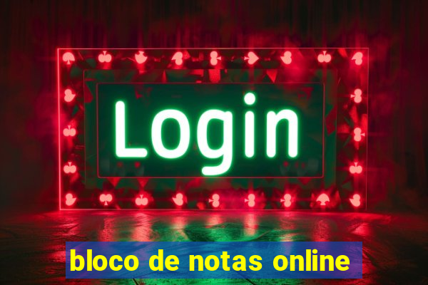 bloco de notas online