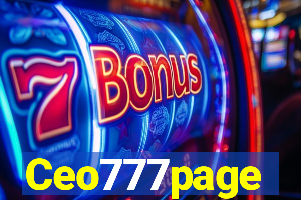 Ceo777page