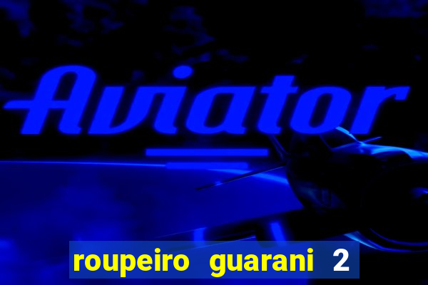 roupeiro guarani 2 portas de correr com espelho