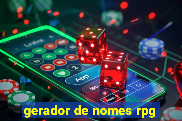 gerador de nomes rpg