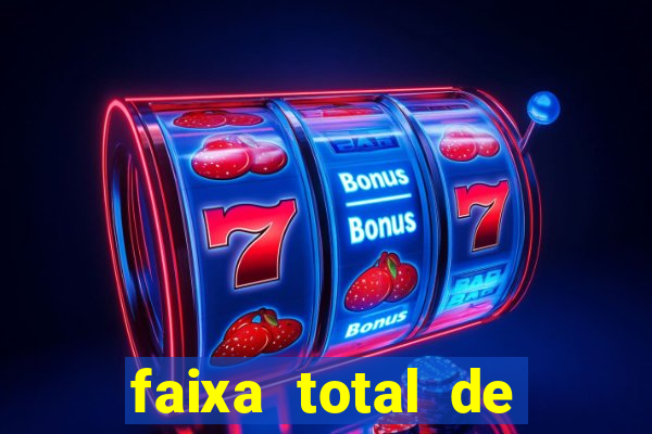 faixa total de gols 2 3 o que significa