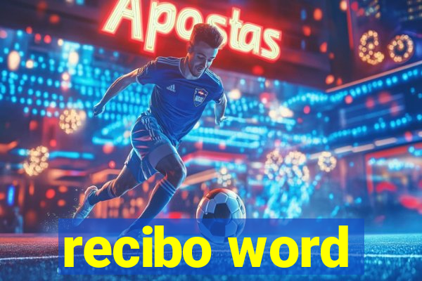 recibo word