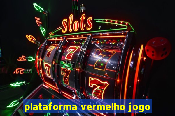 plataforma vermelho jogo