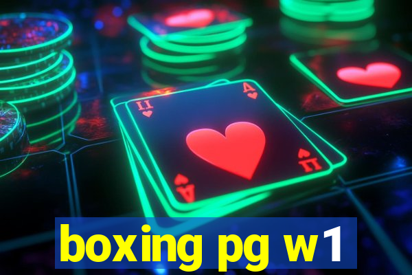 boxing pg w1